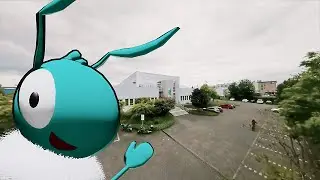 Drohnenflug durch das Fraunhofer IMM (Deutsch)