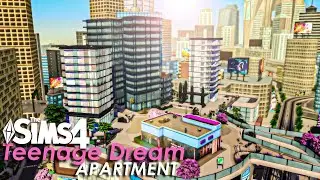 Teenage Dream Apartment 🧸🎆 | THE SIMS 4 - Speed Build | No CC | with Voice Over |  HowToBuild