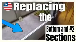 Hit The Garage Door With The Car Replacing Damaged Flush Panel Sections