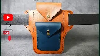 Leather Phone Belt Case pdf pattern download