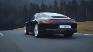 Porsche 911 Carrera 4S with an Akrapovič Exhaust System