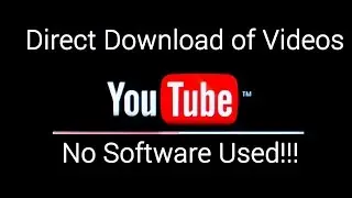 How to download a video from youtube without any software | Youtube