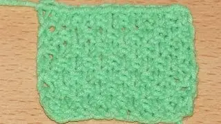 Схема вязания спицами. Жемчужный и рисовый узор // knitting