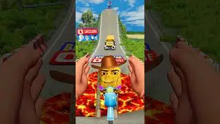 Funny Lego Cars vs Hand Clap mod 😂 in BeamNG drive #shorts