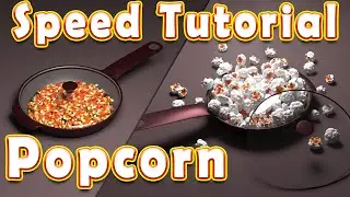 Create Popcorn Animation Whith 3ds Max + Tyflow|Speed Tutorial.