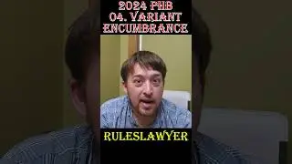 Encumbrance 2024 PHB #short #shorts #dndshorts #2024phb #dndrules #dungeonsanddragons #5e