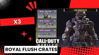 X3 Royal Flush Crates New Redeem code in codm | Codm code | Redeem code in codm | code in codm