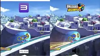 Sonic Unleashed Version Comparison (RPCS3 vs Recompiled)