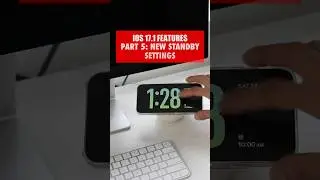 iOS 17.1 Features Part 5: Standby Settings #tailormadetech #apple #ios17_1 #ios17 #ios17update
