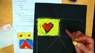 Chalk Symmetrical Stained Glass Window