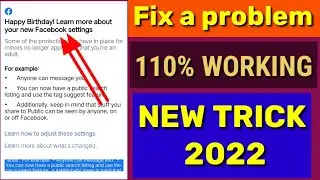 how to solve Happy Birthday Learn more about your new Facebook settings 2022 || facebook account ||