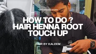 From Roots to Tips: Henna Perfection Unleashed | YAFA | Root touch up | #worldfirsthennastudio