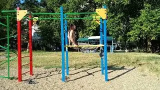🌈 Держим Уголок на Брусьях 🔥