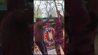 BSF jawan enjoy Holi festival