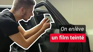COMMENT ENLEVER LE FILM TEINTE DE SA VOITURE FACILEMENT ? [TUTO]