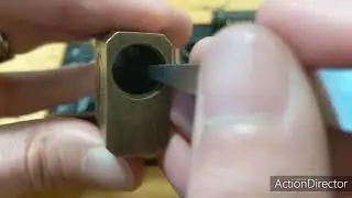 [5] Adding spool pins to a cutaway lock
