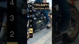 Maximum speed for each gear on a Triumph Daytona 675