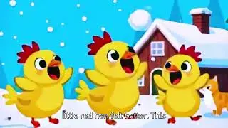 Little Red Hen Saves Everyone in the Snow Moral Story for Children Little Red Hen  the Snowy Season
