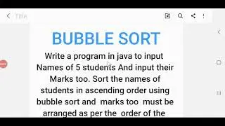 bubble sort with String and integers in ascending  or descending order in Java