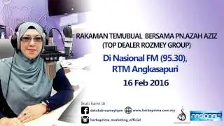 Rakaman Temubual Bersama Pn.Azah Aziz di Nasional fm