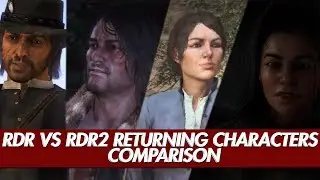Red Dead Redemption 2 vs Red Dead Redemption | Returning Characters Graphics Comparison
