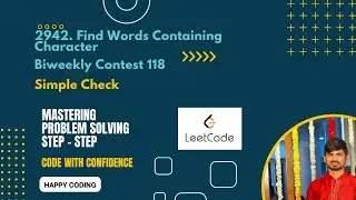 2942. Find Words Containing Character
