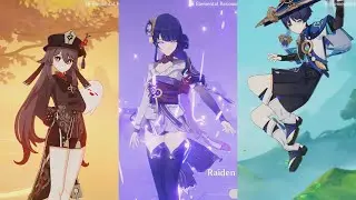 All New Character Selection Animations | Genshin Impact