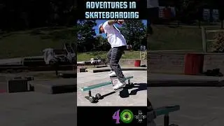1st FS boardslide flat bar #Skateboarding