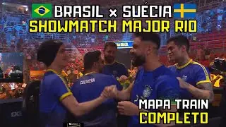 BRASIL x SUÉCIA (MAPA TRAIN) SHOWMATCH Major Rio 2022