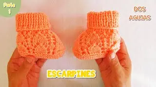 How to Knit a Trousseau: Booties, Booties, Shoes, Knitting Needles. Step-by-Step Knitting. Part 1