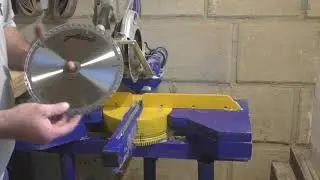 Заменил пильный диск на ручной циркулярке.