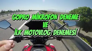 GoPRO Mikrofon Deneme ve İlk Motovlog Denemesi - #dominar250