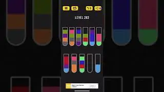 Прохождение Water Sort Puzzle level 282 👍🏻👍🏻👍🏻