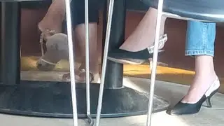 Candid extreme dangling and shaking in flip flop | Full video available | Read description