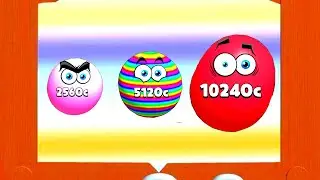 Blob Merge 3D Max Level- Unlock 256Oc  512Oc 2048Oc octillion | 2048 Blob merge game (New update)