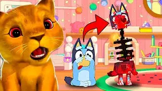 BLUEY VIROU UM ROBÔ ASSUSTADOR AS 3 HORAS DA MADRUGADA