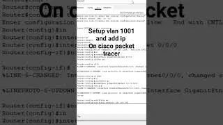 Cara setting vlan on stick di cisco packet tracer