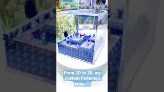 From 2D to 3D, my custom Pokemon cube with Articuno ❄️