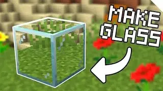How to make a glass in Minecraft