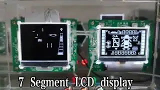 Seven segment LCD DISPLAY for car dashboard Speedometer Drive