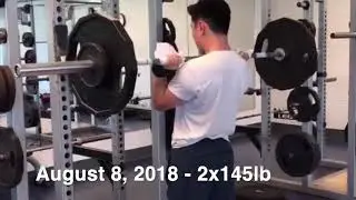 NSUNS Overhead Press Transformation 135LBS-180LBS
