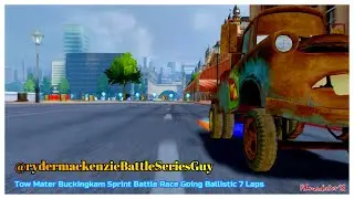 Cars 2 The Video Game | Tow Mater - Battle Race (Going Ballistic) Buckingham Sprint 7 Laps