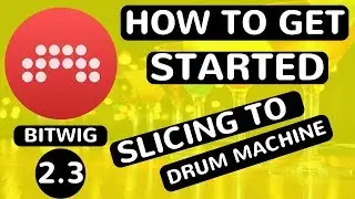 Bitwig Studio 2.3 - How To Get Started - Slicing To Drum Machine - feat. (djvicvapor)