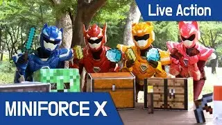 [MiniForceX] Live Action - Minecraft : MiniforceX VS Wizard Cripper!!