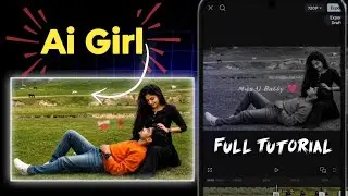 Instagram Trending Ai Girl Animation Reels Video Editing | Ai Girl Reel Editing Tutorial |  Capcut