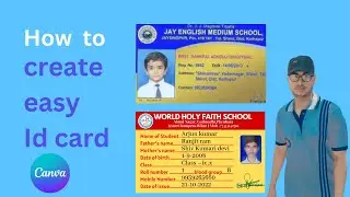 How to Create ID CARDS & NAME TAGS with Canva #canvatutorial #canvatutorial