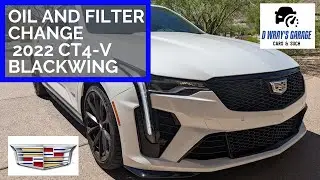 2022 CT4-V Blackwing - First Oil Change
