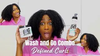The Doux Big Poppa and Mousse Def | Best Wash and Go Combo for Low Porosity Hair|Type 4 Hair