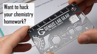 HACK Your Chemistry Homework with The Pocket Chemist molecule drawing stencil