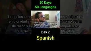 Spanish - Day 2 (50 Days 50 Languages) #language #languages #history  #polyglot #linguistics